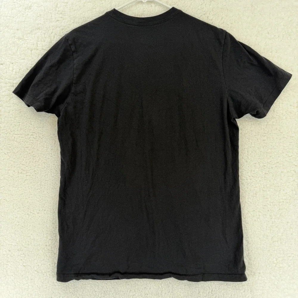 The North Face Shirt Mens Medium Black‎ Big Logo Graphic Tee T-Shirt Outdoor